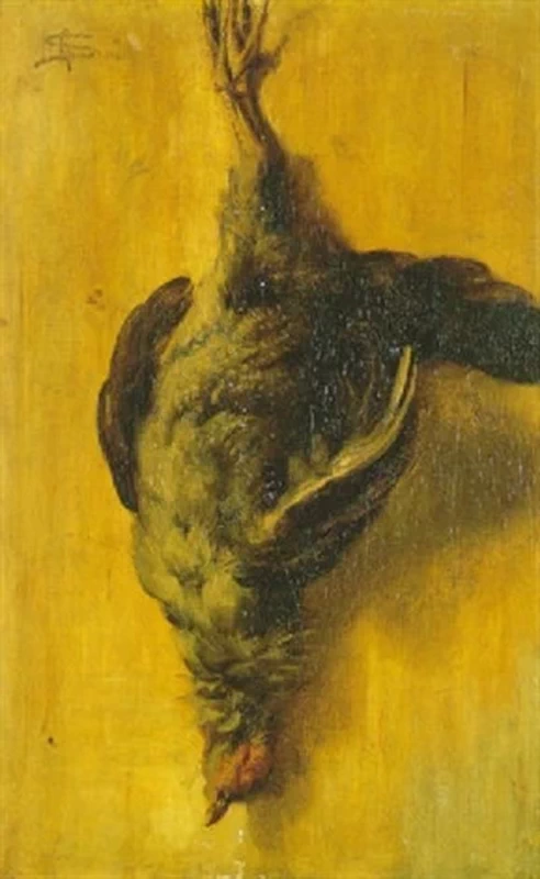 Natura morta con gallina